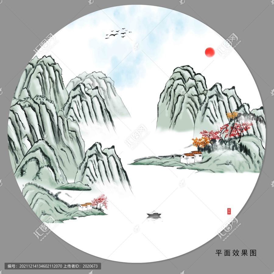 古風山水畫