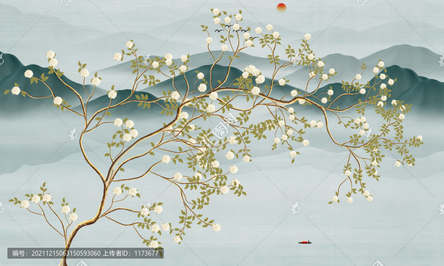 原創(chuàng)手繪花鳥