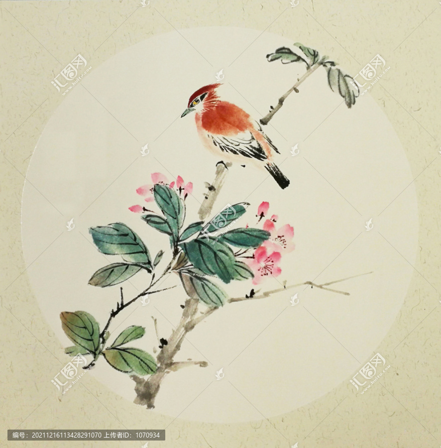 中國畫樹鳥圖