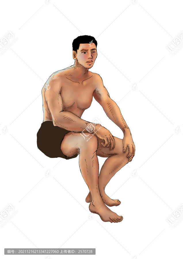 個人原創(chuàng)素描男人