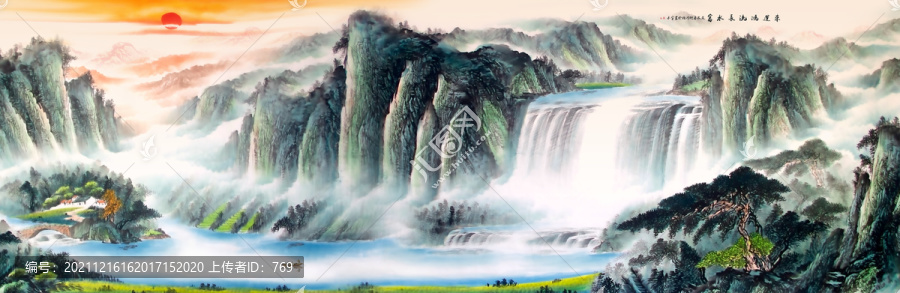聚寶盆風(fēng)水畫