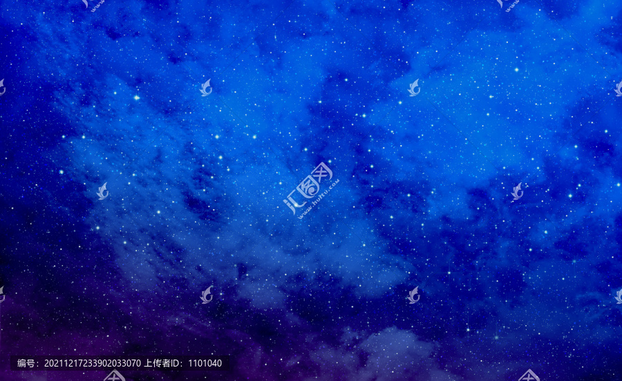 藍(lán)色繁星星空
