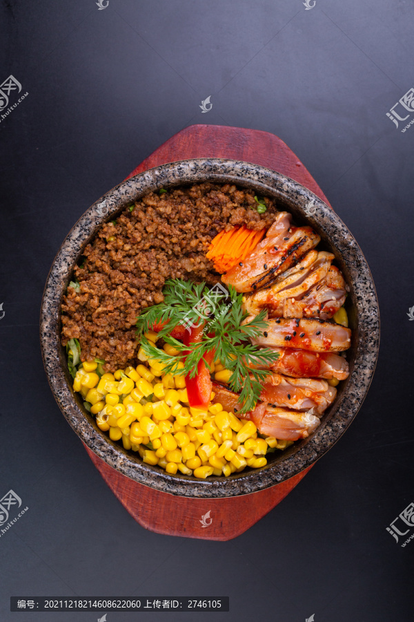 肉末石鍋拌飯