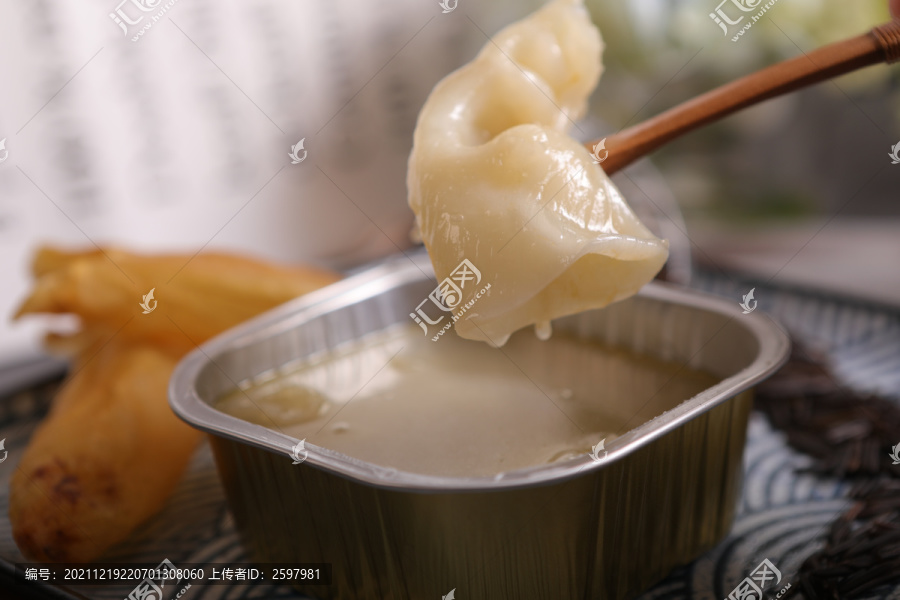 野米花胶汤