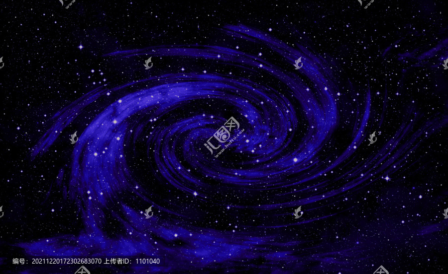 旋轉(zhuǎn)漩渦星空