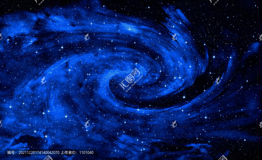 卷入漩渦星空