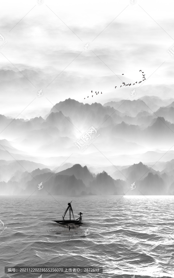水墨山水畫21