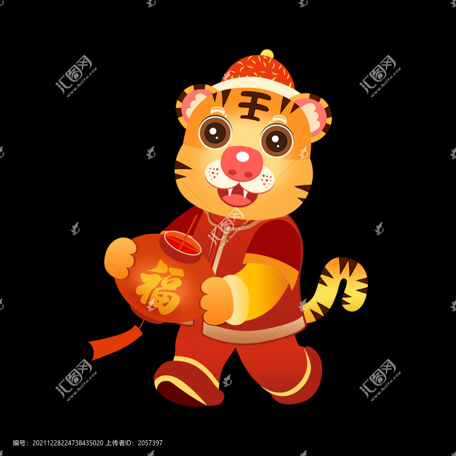 卡通老虎