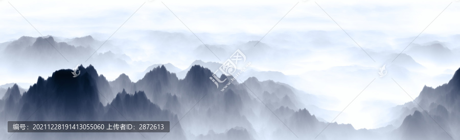 水墨山水畫