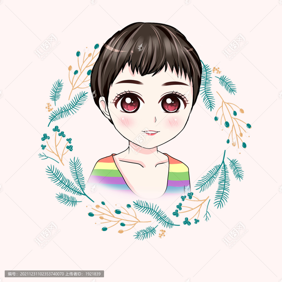 手繪卡通Q版人物