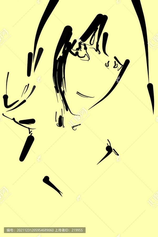 簡(jiǎn)筆抽象線條畫
