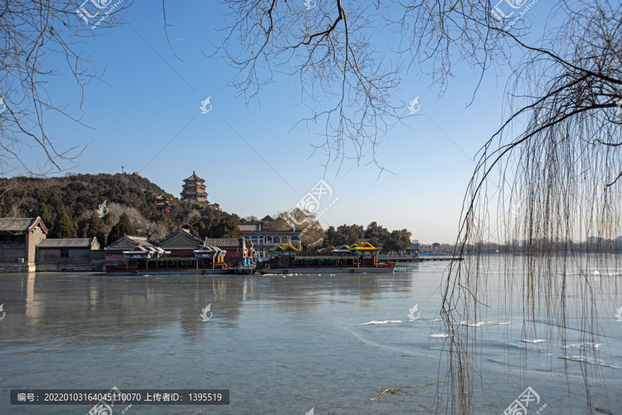 颐和园昆明湖冬景