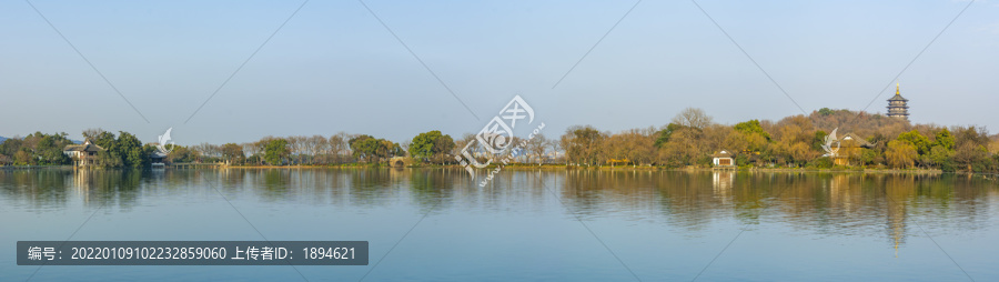 杭州西湖风光高清图全景