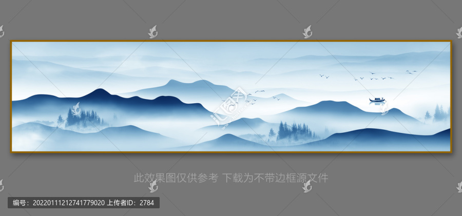 巨幅山水畫
