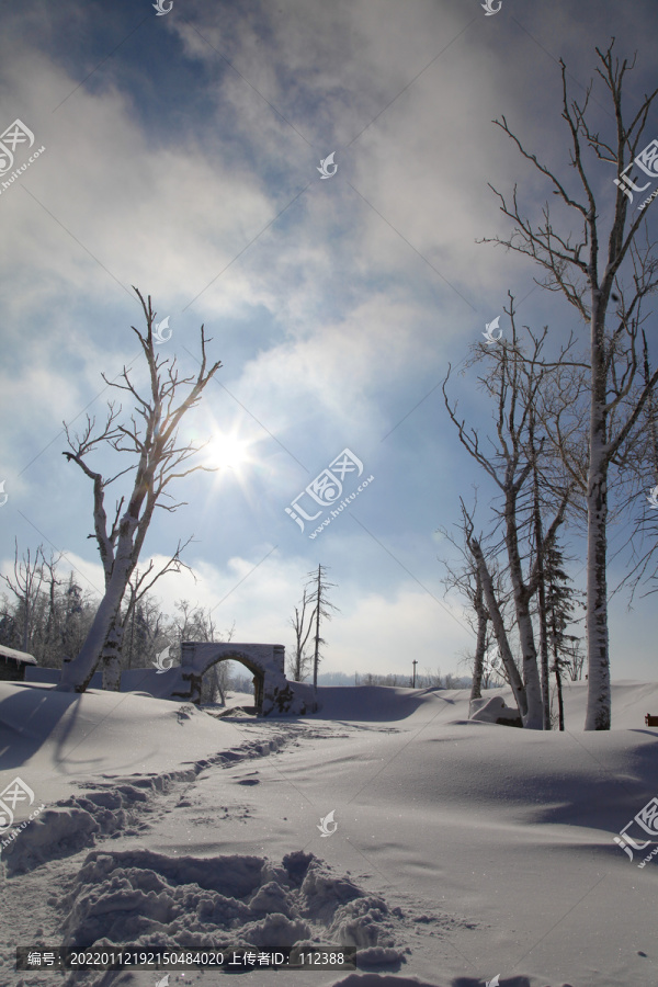 牡丹江雪乡雪谷东北旅游冬季