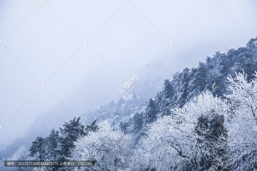 庐山雪景