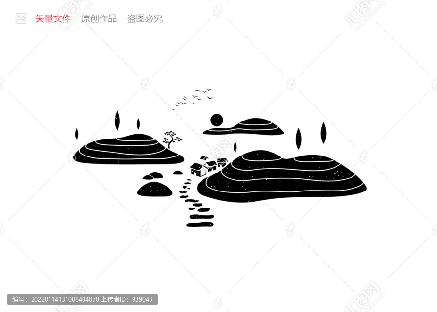 茶葉創(chuàng)意意境圖形