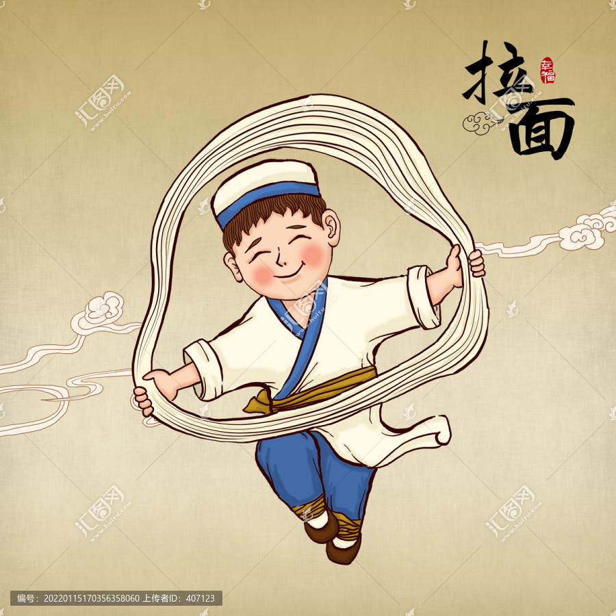 蘭州拉面卡通形象