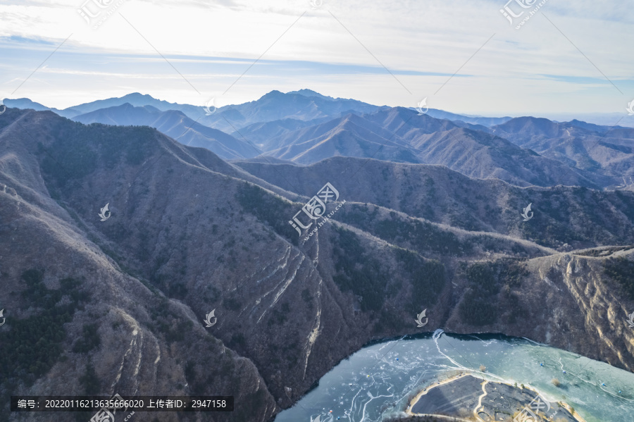 北京金海湖泃河冬季风光