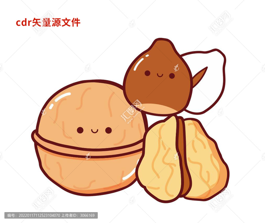手繪核桃