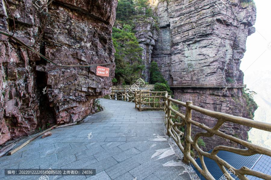 北帝山旅游风景区观光栈道