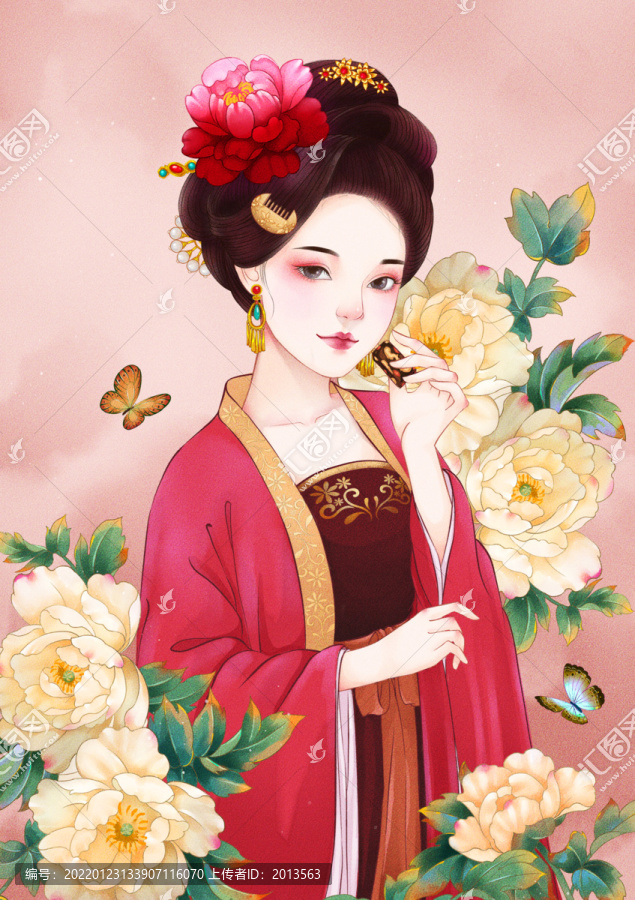 美容養(yǎng)顏阿膠糕插畫