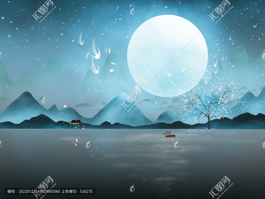 古風山水畫