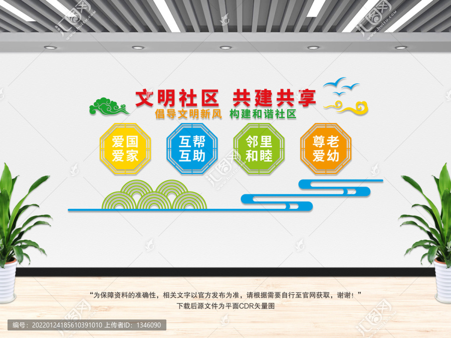 文明社區(qū)文化墻