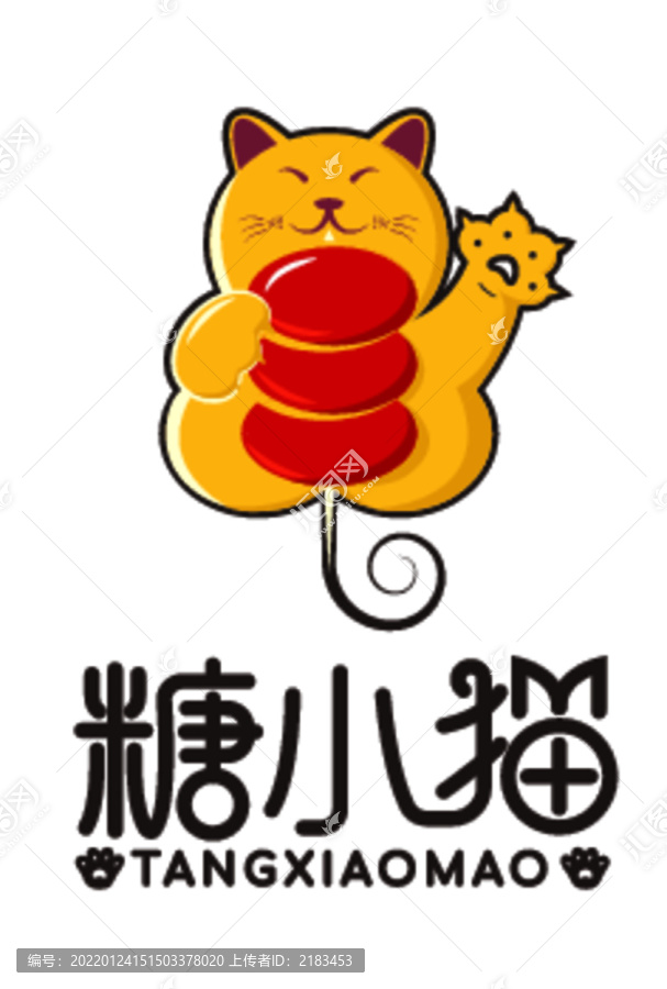 糖小猫logo