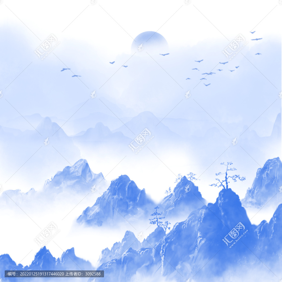 新中式山水