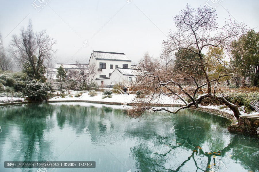 苏州树山村雪景