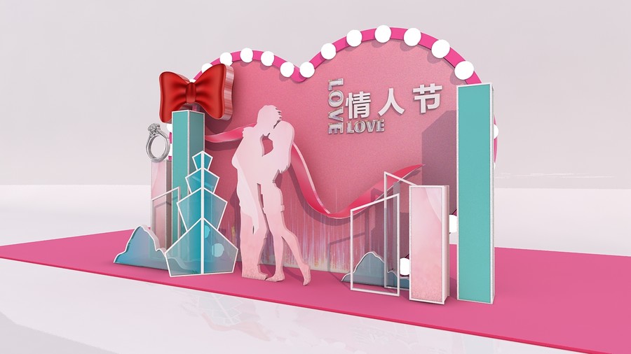 情人節(jié)美陳
