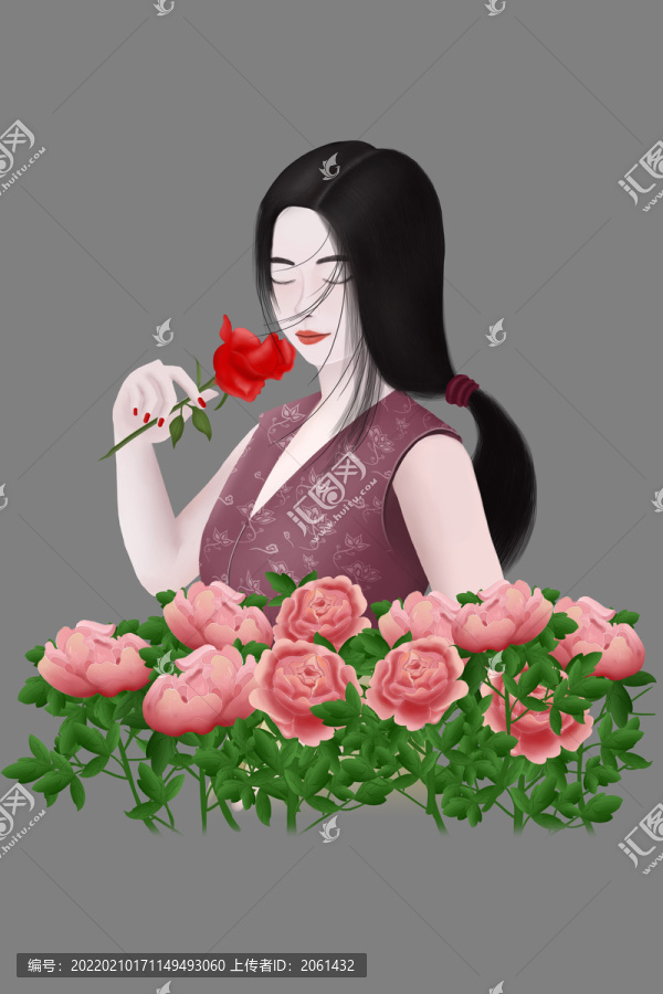 高清分層情人節(jié)插圖手繪