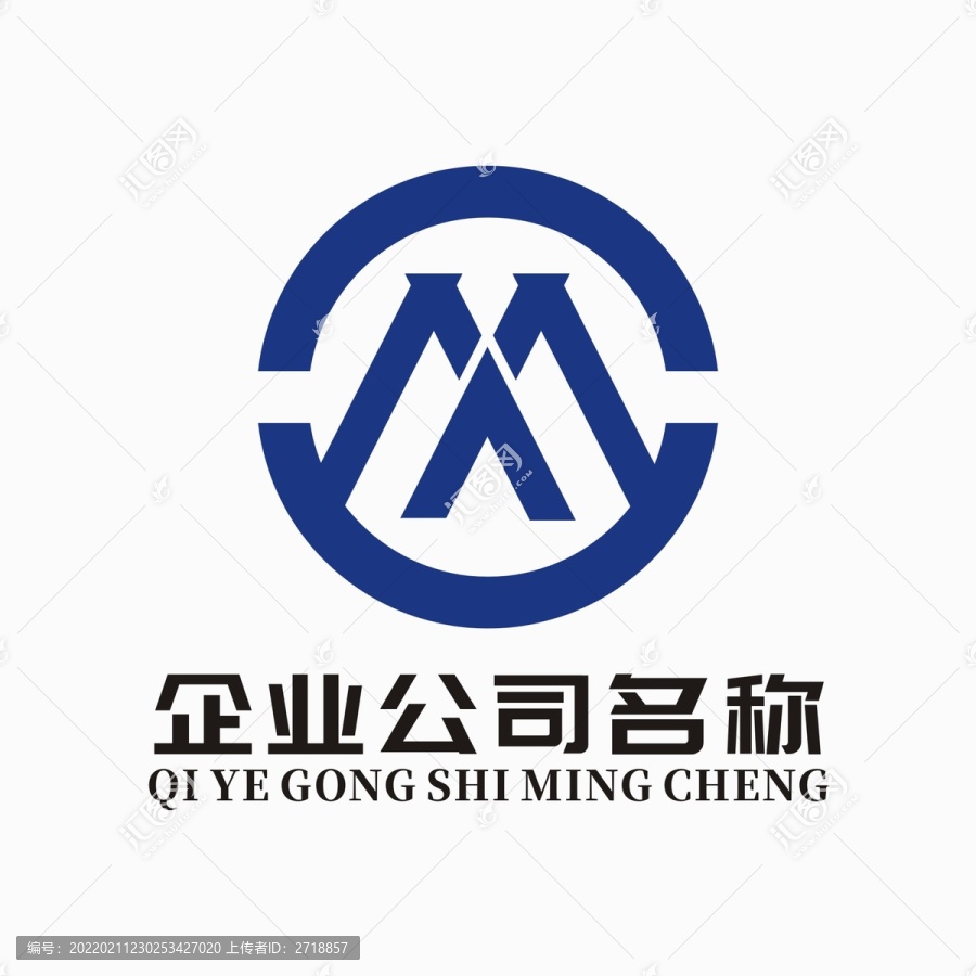 字母mlogo标志设计