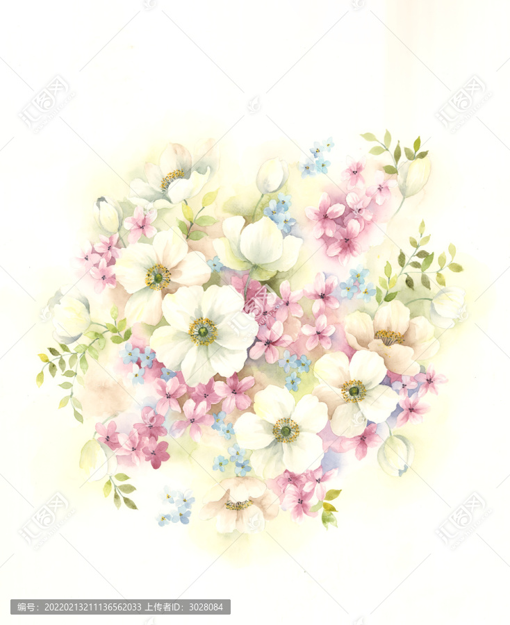 手繪小花