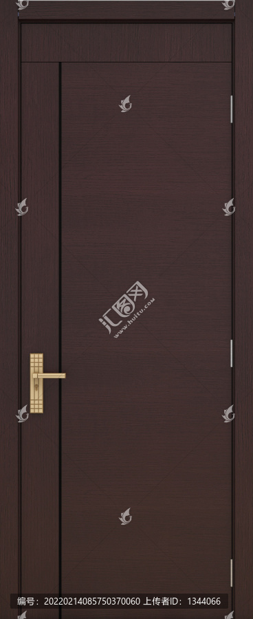 高清實(shí)木門效果圖室內(nèi)門