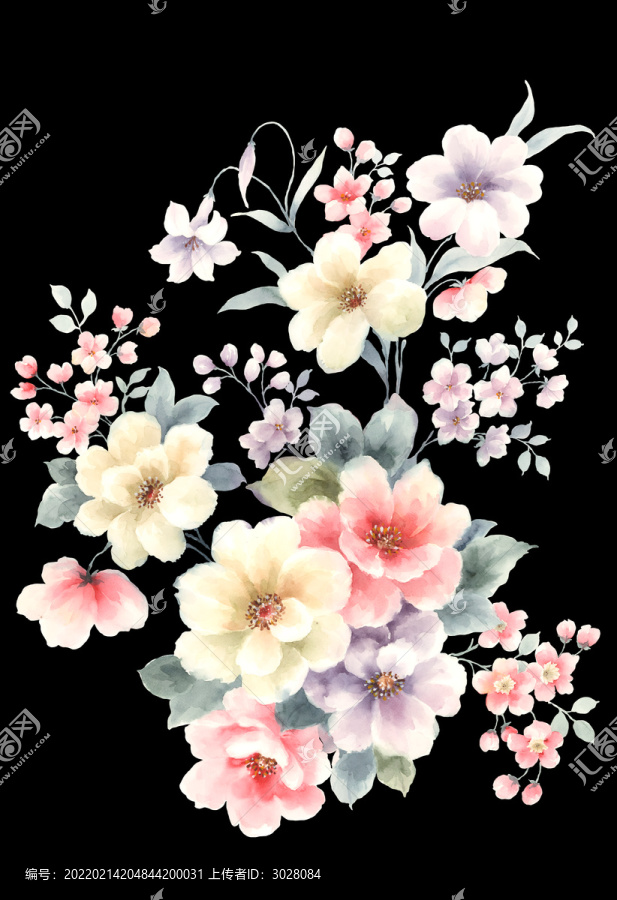 手繪小花