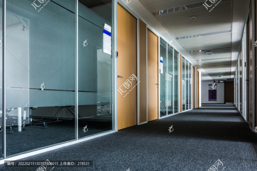 现代办公室走廊