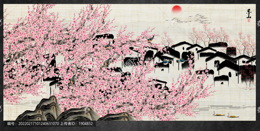 原創(chuàng)花鳥裝飾畫