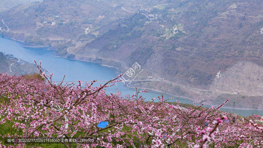 宜宾屏山向家坝库区自然风光