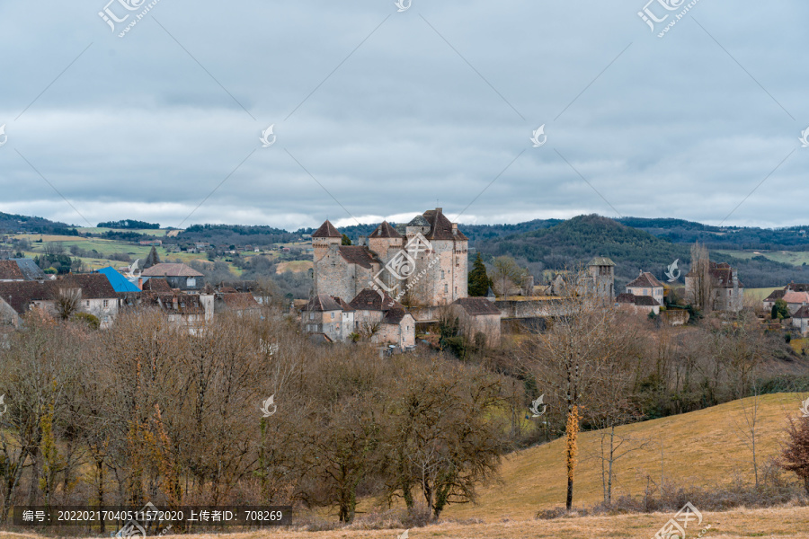 法国中世纪古城屈雷蒙特
