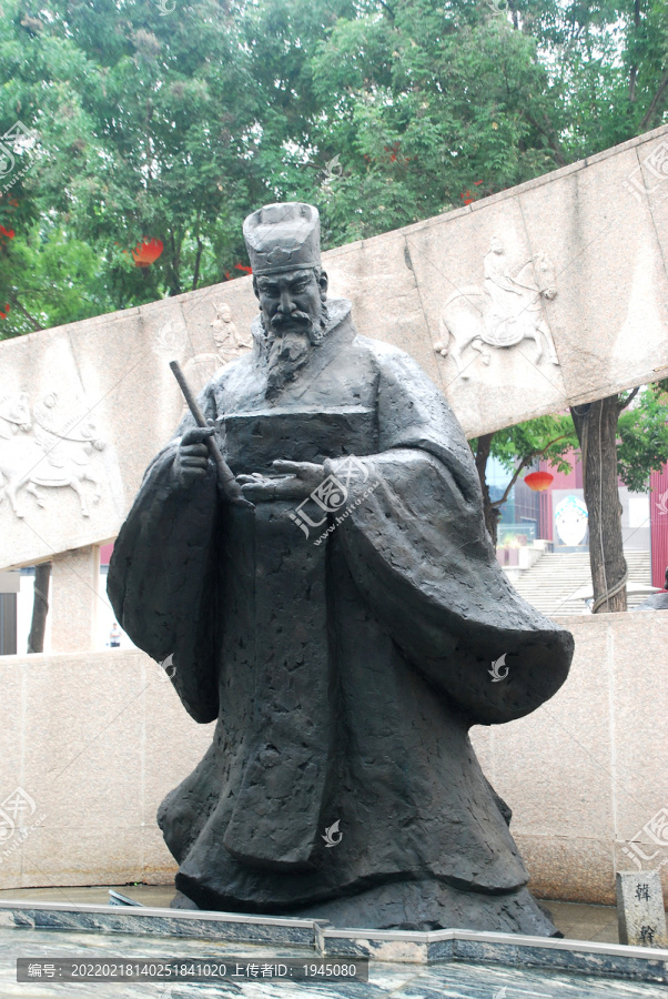 唐代诗人雕塑