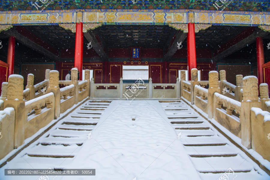 北京故宫雪景