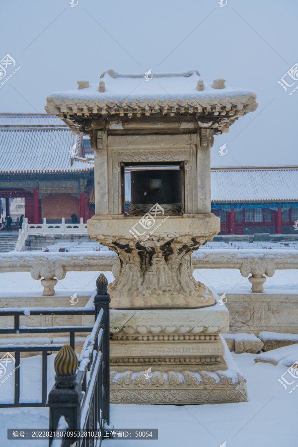 北京故宫雪景