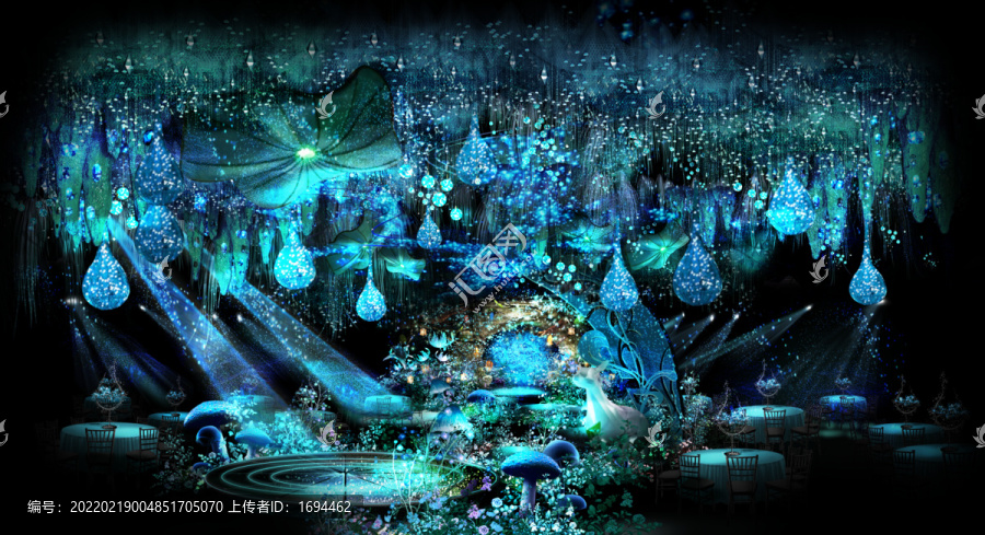 夢(mèng)幻森林精靈婚禮效果圖
