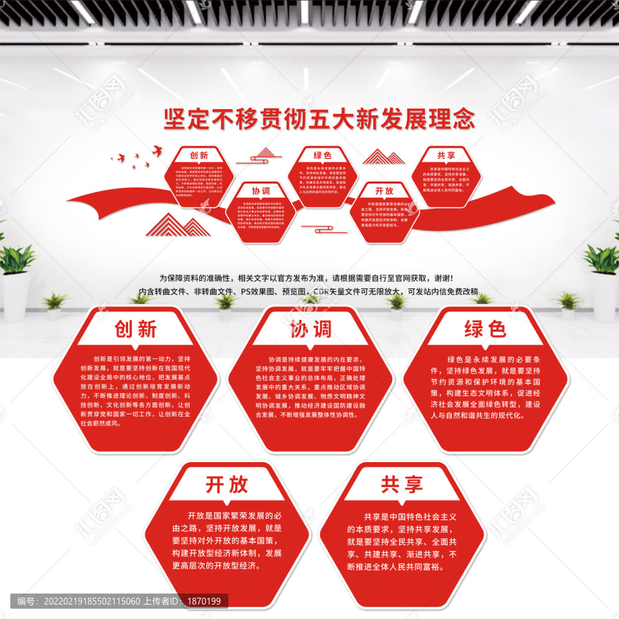五大發(fā)展理念文化墻