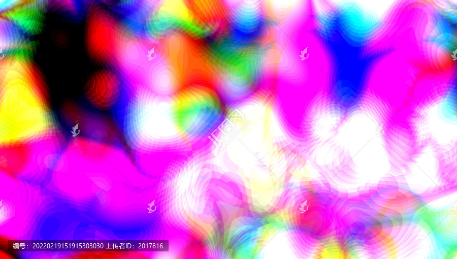 幻彩炫彩幾何線條圖案