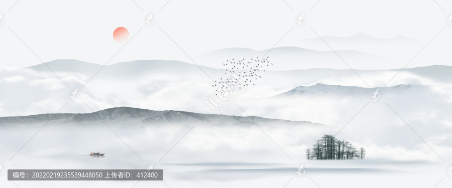 水墨山水1