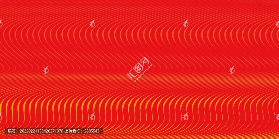 紅底線條素材