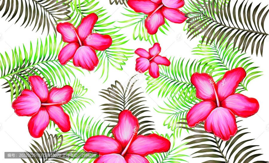 紅色喇叭花